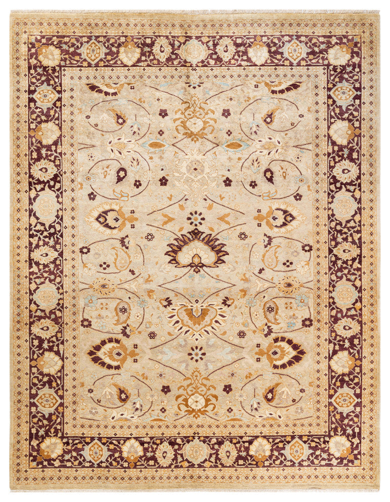 Mogul, One-of-a-Kind Hand-Knotted Area Rug Ivory, 8' 2" x 10' 4"
