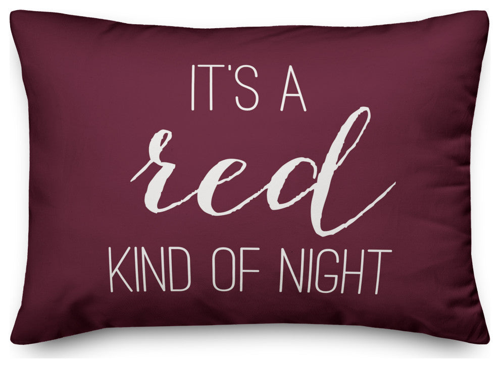 Is it a Red or White Night 14x20 Spun Poly Pillow