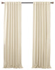 Solid Thermal Blackout Curtain Panels, Beige, 108", Set of 2