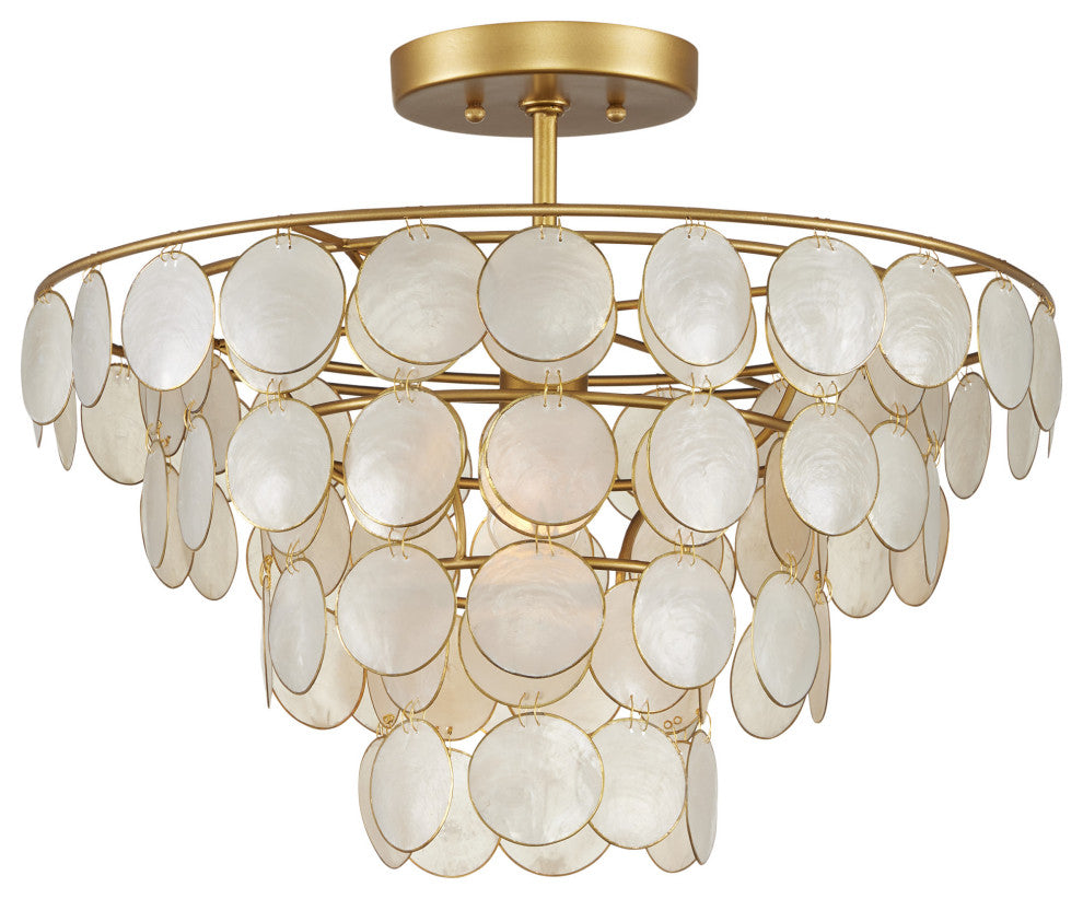 Bon Vivant Small Semi-Flush Mount