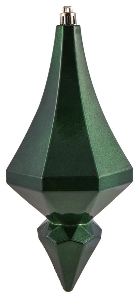 Vickerman Mc191024D 8" Emerald Candy Finish Diamond Finial Ornament