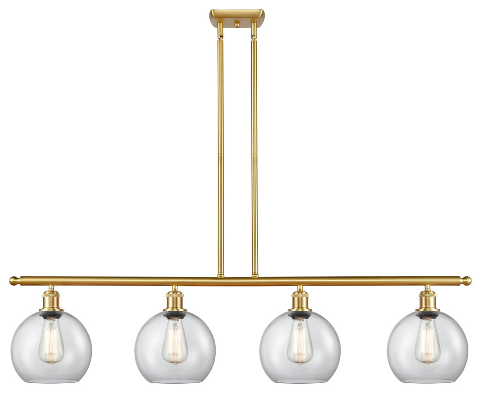 Innovations Lighting 516-4I-SG-G122-8 Athens 4 Light 48" Island Light