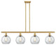 Innovations Lighting 516-4I-SG-G122-8 Athens 4 Light 48" Island Light