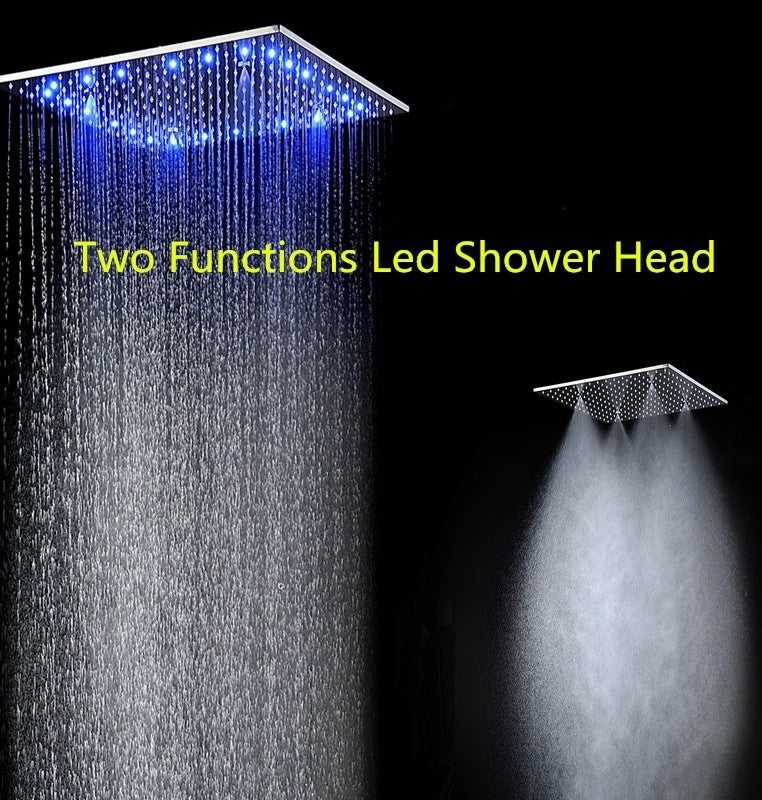 Fontana 2 Functions Rain and Mist Shower Head Set With Shower Body Sprays