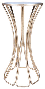 Butler Faruh Metal & Mirror End Table