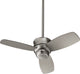 Gusto 32" 3-Blade Ceiling Fan, Satin Nickel