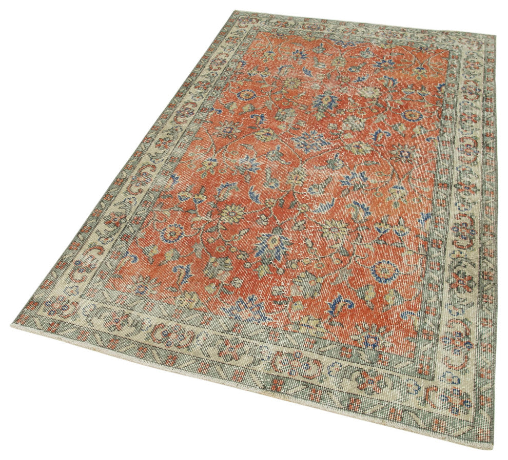 Rug N Carpet - Hand-knotted Anatolian 3' 11" x 6' 6" Vintage Small Area Rug