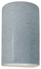 Ambiance Large Cylinder Outdoor Wall Sconce, Open, Concrete, LED