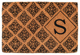 Regency Monogram Doormat, 24"x36"x1.5", S
