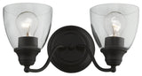 Montgomery 2 Light Black Vanity Sconce