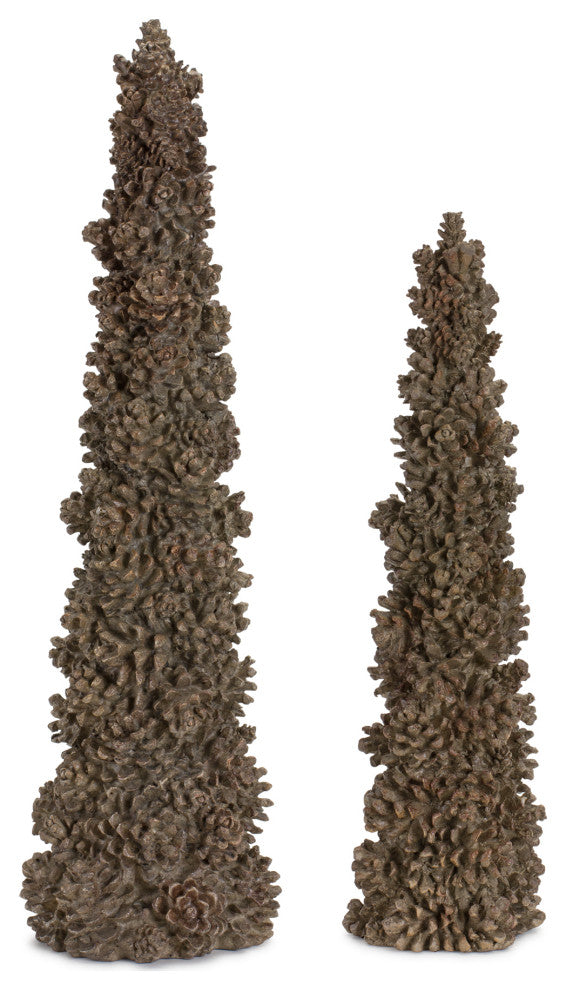 Pine Cone Tree, 2-Piece Set