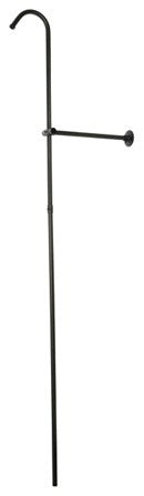 Kingston Brass Shower Riser Only With Wall Support, Oil Rubbed Bronze