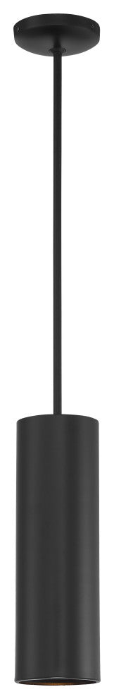 Pilson Large Pendant, Matte Black, Rigid Stem