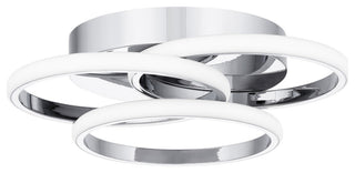 Moonan LED Flush Mount, Polished Chrome