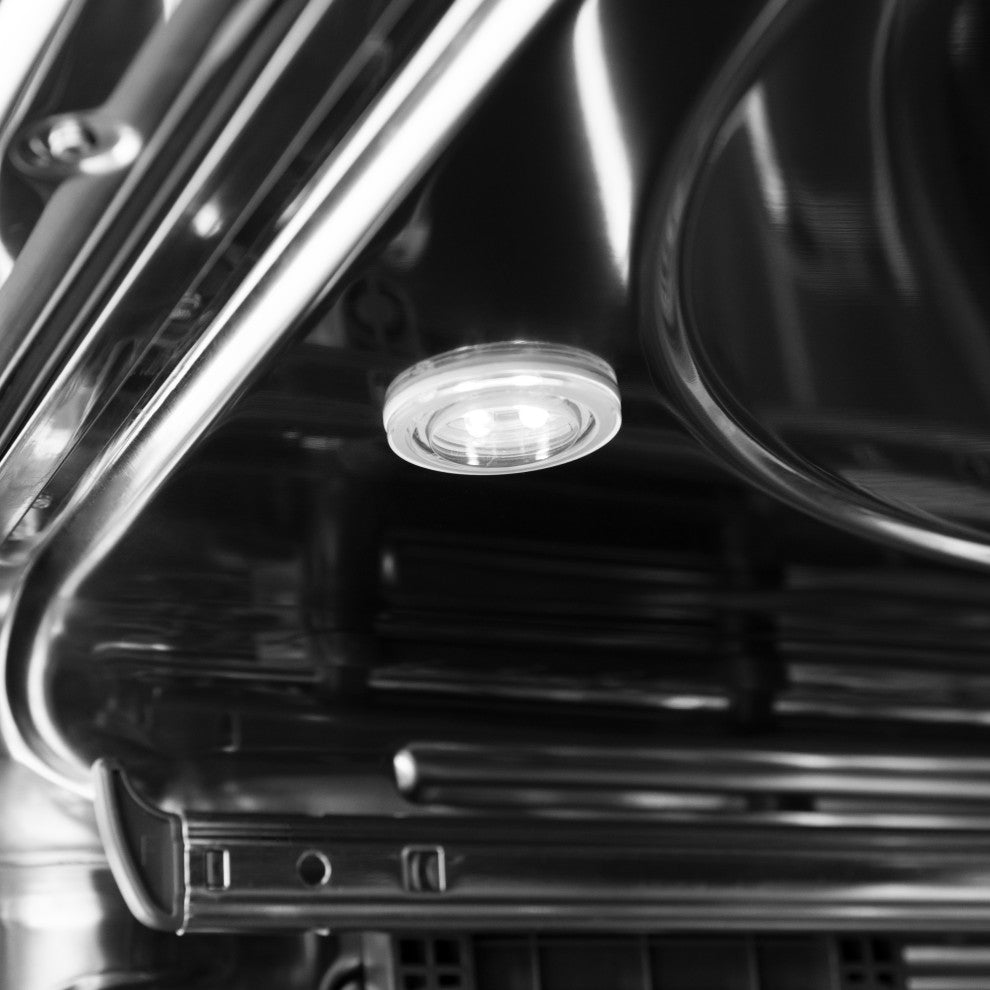 ZLINE Monument 24" Panel Ready Dishwasher With a Matte Black Handle DWMTZ-24-MB