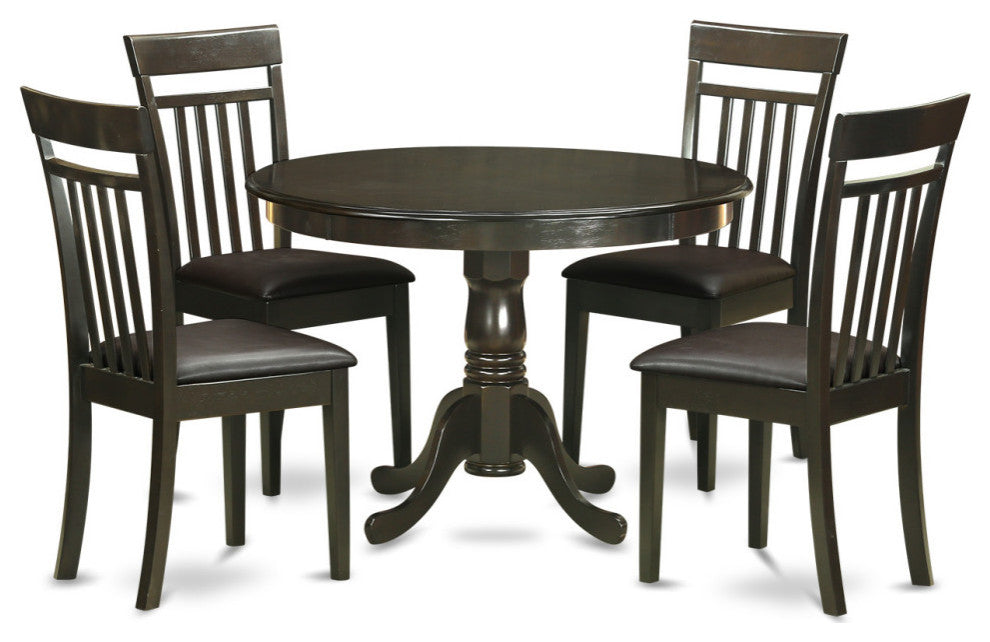 5 Pc Small Kitchen Table Set -Small Table And 4 Kitchen Chairs