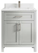 Cambridge 30 Single Sink Bath Vanity in Coventry Gray 1.5" Empira Quartz