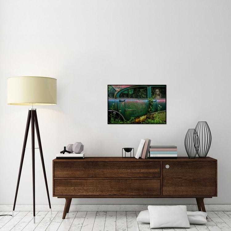 "Special Girl" Framed Canvas Giclee by Tony Mearman, 31x21"
