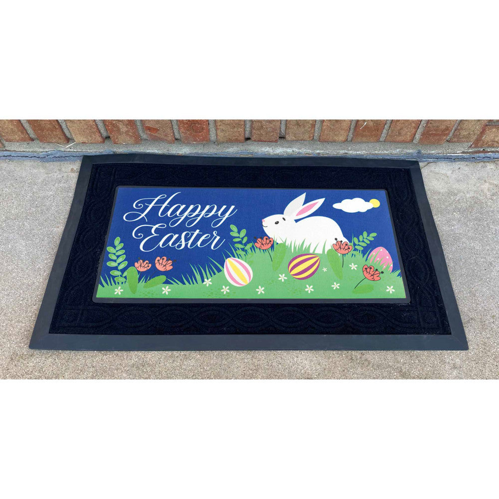 Doormat Insert, Bunny Happy Easter