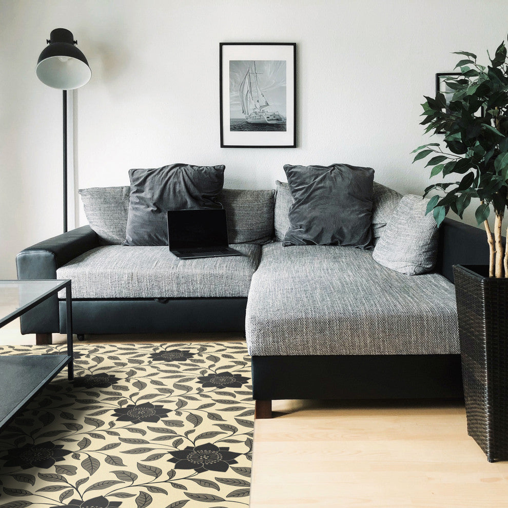 Joli Sol Amelia Vinyl Mat, 48x72 Rectangle