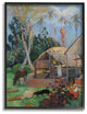 Village Farm Native Figures Classic Painting, 24"x30"