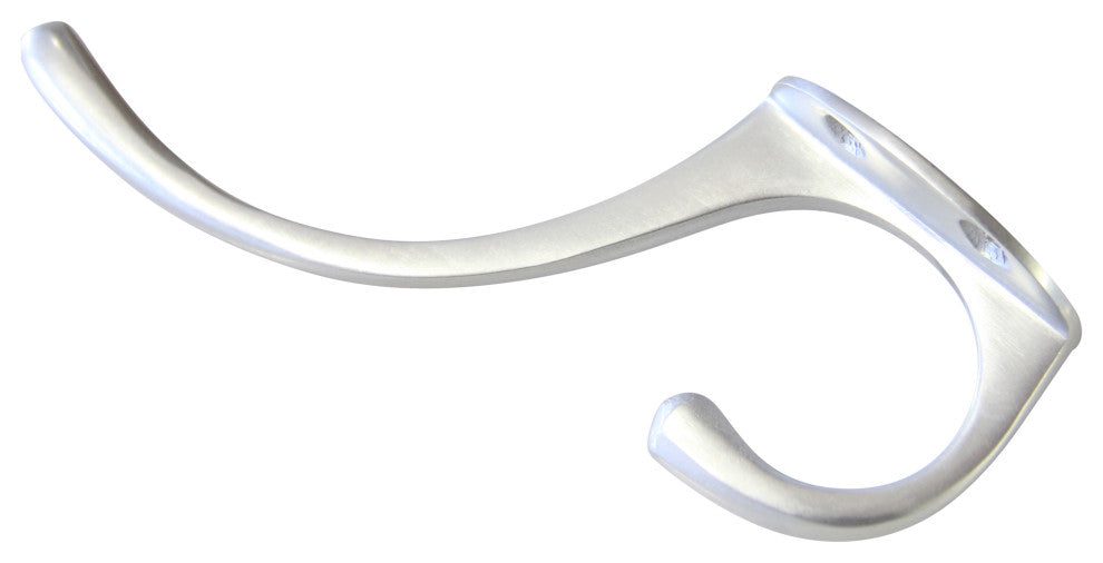 RCH Decorative Aluminum Wall Hook, 2.5 Inch, Aluminum, Aluminum, 2.5 Inch