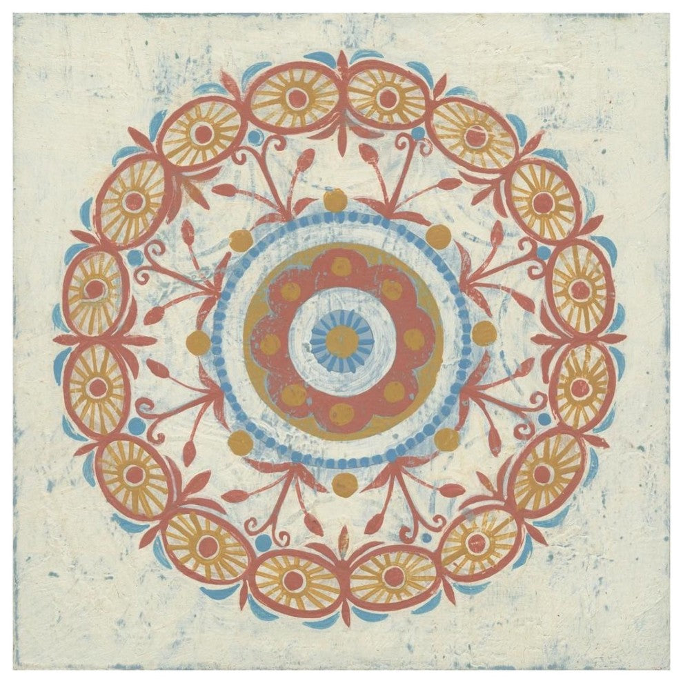 "Lakai Circle I" Digital Paper Print by Kathrine Lovell, 38"x38"