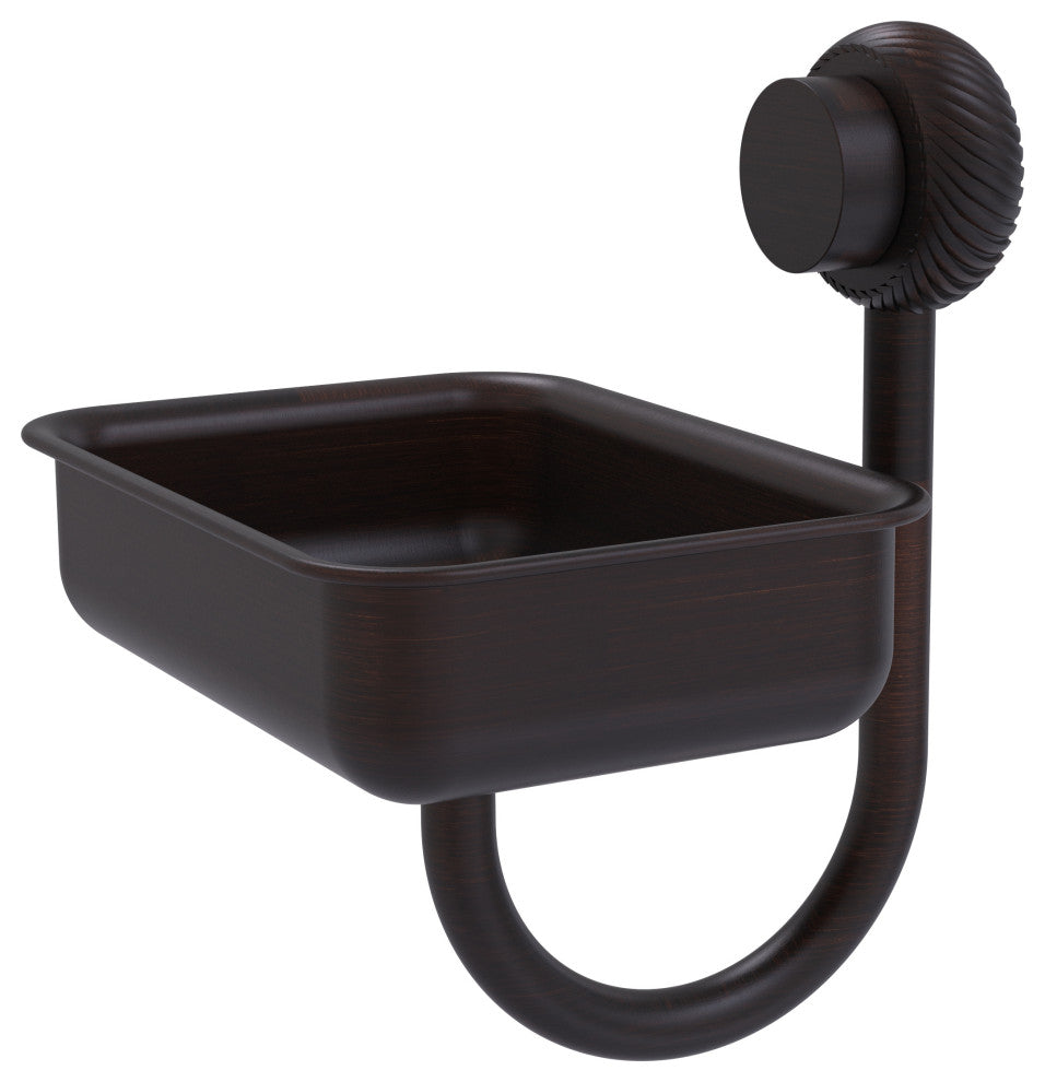 Allied Brass Venus Wall Mounted Soap Dish With Twisted Accents, Venetian Bronze
