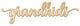 Grandkids Script Wood Word Wall Art Sign Unfinished, 18"x5"