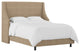 Wingback Bed, Linen Sandstone, Full