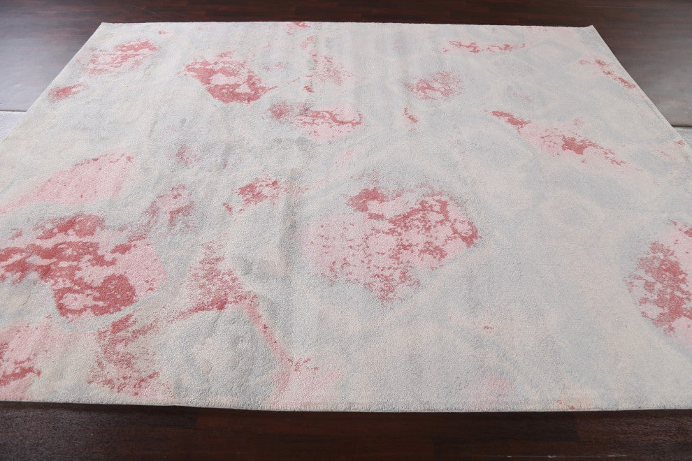 Turkish Abstract Oriental Transitional Rug Contemporary Carpet 8x10
