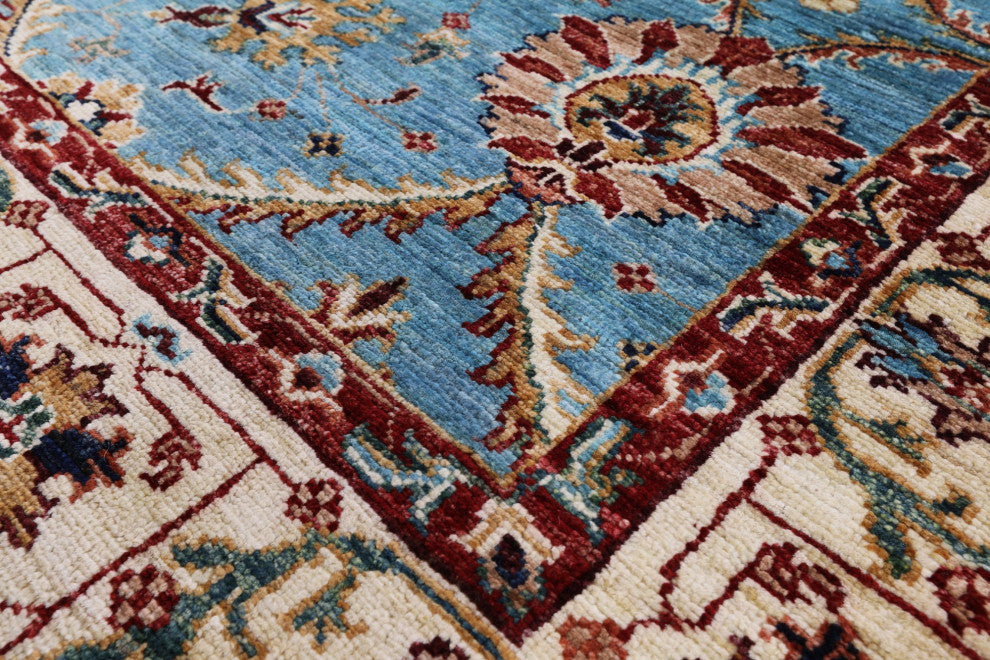 Persian Tabriz Hand Knotted Wool Rug 4' 9" X 6' 11" Q7445