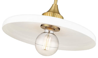 Zlite 820P14-OBR 1-Light Pendant, Gloss Opal