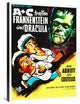 Abbott and Costello, German, Frankenstein And Dracula, 26x36
