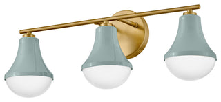 Lark 85513 Haddie 3 Light 24"W Vanity Light - Lacquered Brass