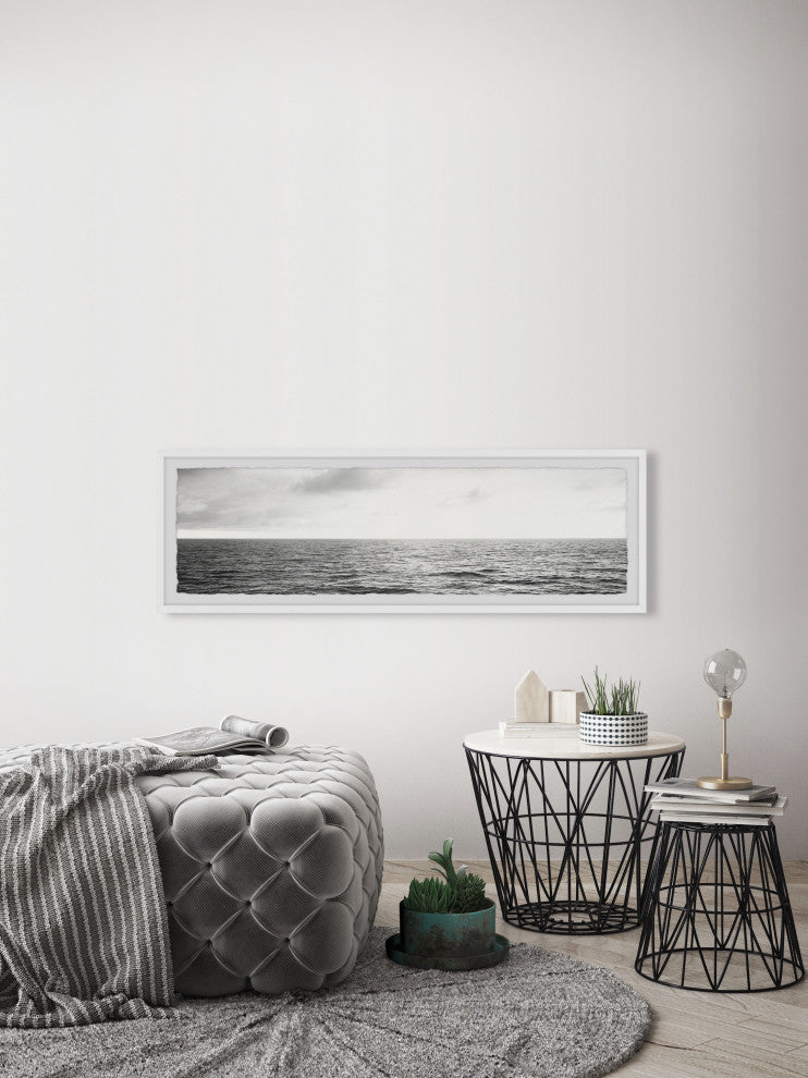 "Voice of the Sea" Framed Painting Print, 45x15