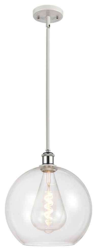 Innovations 516-1S-WPC-G122-12-LED 1 Light Pendant, White, Polished Chrome