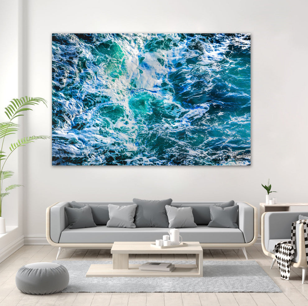 Lyrical Embrace - 72 x 48 by Lynne Douglas