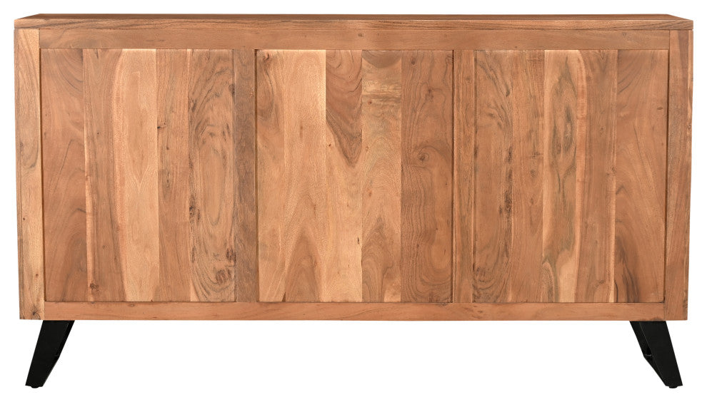 Lydia 6-door Live Edge Solid Wood Sideboard