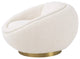Round Cream BouclâˆšÂ© Swivel Chair | Eichholtz Bollinger