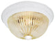 Nuvo 2-Light Incandescent Close-to-Ceiling Light Fixture, Textured White