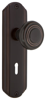 Deco Plate with Keyhole Double Dummy Deco Door Knob