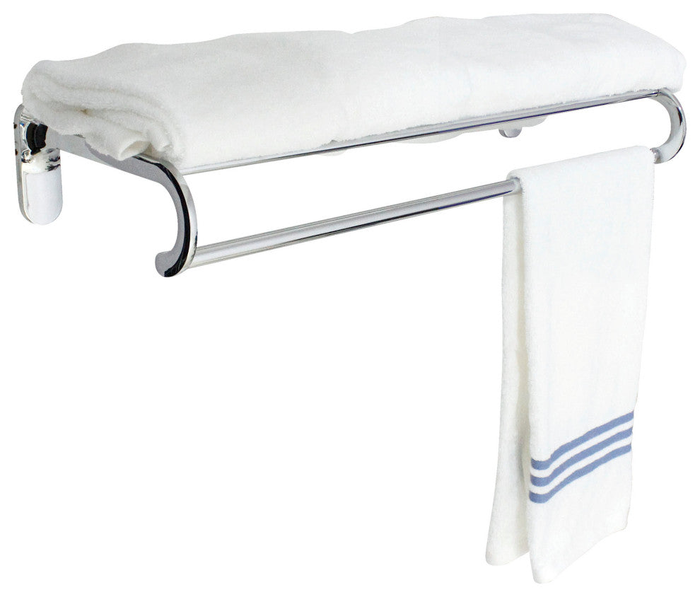 MODONA's 24" Commercial Towel Rack -, Polished Chrome