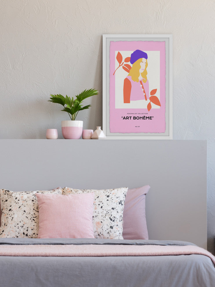 "Bohemian Lifestyle" Framed Painting Print, 8x12