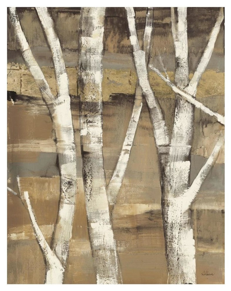"Wandering Through the Birches I" Paper Print by Albena Hristova, 22"x26"