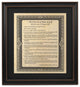 Framed Original Rules of Golf 1744