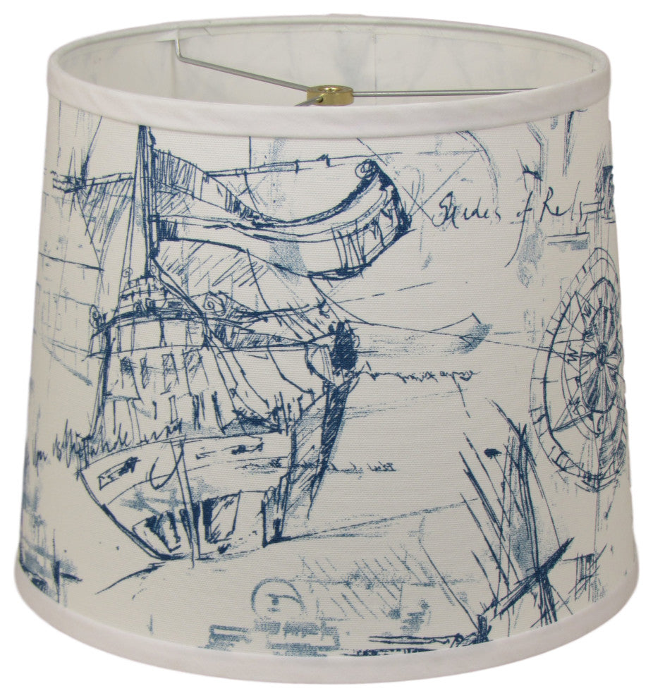Nautical Lamp Shade, 12"