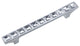 Utopia Alley Gleam Grid 11 Crystal Cabinet Pull, 3.8", Polished Chrome, 5 Pack