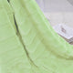 BOON Rabbit Jumbo Fur Throw and Pillow, 3-Piece Set, Nile Green