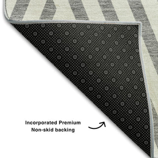 Premium Machine Washable Mayfield AMF550 Gray 1'8" x 2'6" Rug